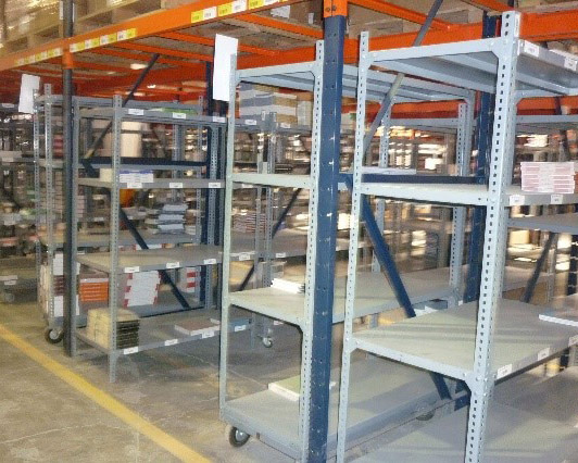 Estantería metálica para industrias